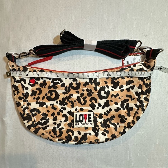 Brighton Spotted Love Swing Bag - Love Brighton Tag - Leopard Print - NWT - Picture 14 of 16